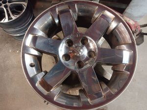 2009-2010 Dodge Ram 1500 Chrome 20x9 6-Spoke Chrome Clad Alloy Wheel (Used OEM)