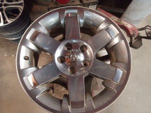 2009-2010 Dodge Ram 1500 Chrome 20x9 6-Spoke Chrome Clad Alloy Wheel (Used OEM)