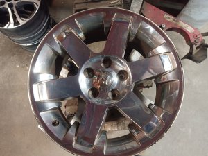 2009-2010 Dodge Ram 1500 Chrome 20x9 6-Spoke Chrome Clad Alloy Wheel (Used OEM)