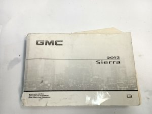2012 GMC Sierra 2500 HD Owners Manual (Used OEM)