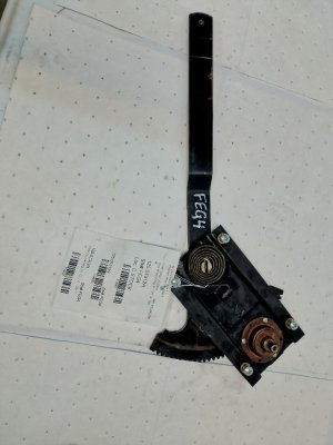 1987-1995 Jeep Wrangler Manual Window Regulator - Front, Right (Passenger) (Used OEM)