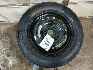 2012-2016 Honda CR-V Black 17x4 16-Hole Steel Compact Spare Wheel (Used OEM)