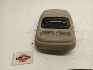 1994-1997 Dodge Ram 1500 Gray Overhead Console Panel with Message Center and Lights (Used OEM)