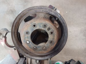 2019-2026 Ram 3500 Black 17x6 Painted Steel Wheel (Used OEM)