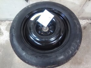 2005-2006 Nissan Altima Black 17x4 Steel Compact Spare Wheel (Used OEM)