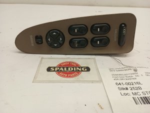 1997-2004 Buick Regal Gray Master Power Window and Lock Switch - Left (Driver) (Used OEM)