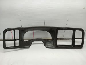 2003-2006 GMC Yukon XL 1500 Gray Speedometer and Radio Instrument Panel Bezel (Used OEM)