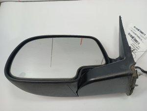 2003-2007 Chevrolet Silverado 3500 Black Power Door/Side View Mirror - Left (Driver) (Used OEM)