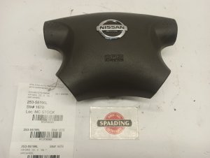 2003-2006 Nissan Sentra Gray Steering Wheel Air Bag - Left (Driver) (Used OEM)