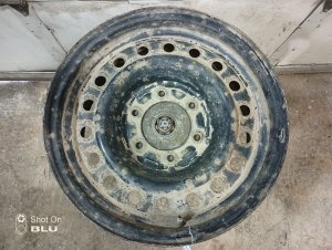 1996-2002 Toyota 4Runner 16x7 18-Hole Steel Spare Wheel (Used OEM)