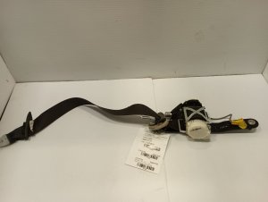 2008-2009 GMC Yukon Black Seat Belt Assembly - Front, Left (Driver) (Used OEM)