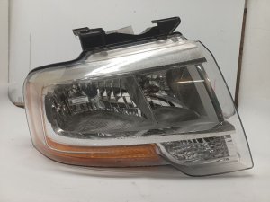2015-2017 Ford Expedition Chrome Bezel Reflector Headlight Assembly - Right (Passenger) (Used OEM)