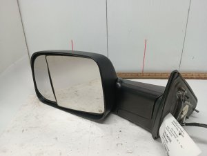 2015-2018 Ram 3500 Black Power Door/Side View Mirror - Left (Driver) (Used OEM)
