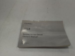 2018 GMC Terrain Owners Manual (Used OEM)