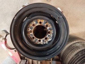 2007 Ford E-150 Econoline Black Wheel (Used OEM)