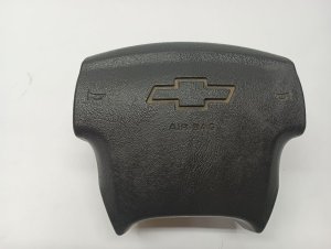 2003-2007 GMC Sierra 2500 Black Single Port Steering Wheel Air Bag (Used OEM)