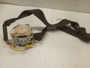 2007-2010 Jeep Wrangler Gray Seat Belt Assembly - Front, Left (Driver) (Used OEM)