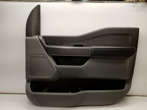 2021-2024 Ford F-150 Gray Door Interior Trim Panel - Front, Right (Passenger) (Used OEM)