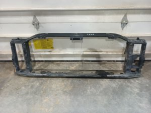 2003-2007 GMC Sierra Radiator Support with Bolt-On Hood Latch (Used OEM)