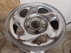 1994-2001 Dodge Ram 1500 Chrome 16x7 5-Slot Chrome Steel Wheel (Used OEM)