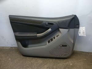 2003-2009 Toyota 4Runner Black Door Interior Trim Panel - Front, Left (Driver) (Used OEM)
