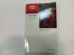 2019 Toyota Tacoma Owners Manual (Used OEM)