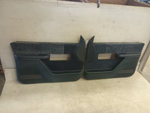 1988-1994 GMC C1500 Blue Door Interior Trim Panel - Front, Left (Driver) (Used OEM)