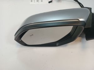 2018-2023 Volkswagen Atlas Silver Power Heated Blind Spot Signal Door/Side View Mirror - Left (Driver) (Used OEM)