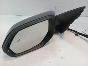 2018-2023 Volkswagen Atlas Gray Power Heated Blind Spot Door/Side View Mirror with Turn Signal - Left (Driver) (Used OEM)