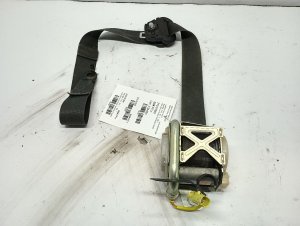 2008-2010 Jeep Wrangler Gray Seat Belt Assembly - Front, Left (Driver) (Used OEM)