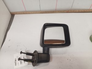 2007-2010 Jeep Wrangler Black Manual Door/Side View Mirror - Right (Passenger) (Used OEM)