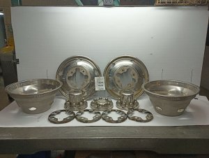 2011-2013 Ram 3500 Chrome Chrome Wheel Cover Set of 4 - Right (Passenger) (Used OEM)