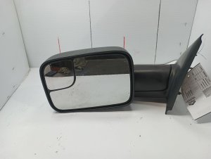 2002-2008 Dodge Ram 1500 Black Manual Door/Side View Mirror - Left (Driver) (Used OEM)