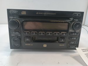 1999-2000 Toyota Sienna AM FM 6-Disc CD MP3 Radio Receiver (Used OEM)