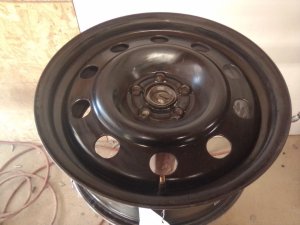 2013-2019 Ford Escape Black 17x7.5 Steel Wheel (Used OEM)