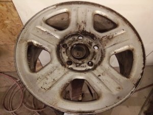 2007-2018 Jeep Wrangler Gray 16x7 Steel Wheel (Used OEM)