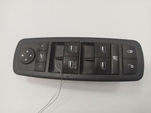 2014-2015 Jeep Grand Cherokee Black Master Power Window and Door Lock Switch - Left (Driver) (Used OEM)