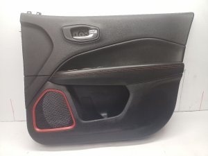 2017-2025 Jeep Compass Black Door Interior Trim Panel - Front, Right (Passenger) (Used OEM)
