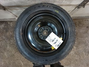 2017-2023 Subaru Impreza Black 16x4 Compact Spare Steel Wheel (Used OEM)