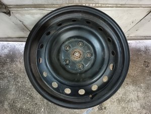 2020-2021 Subaru Impreza Black 17x7 Steel Spare Wheel (Used OEM)