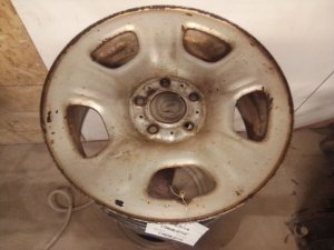 2002-2007 Jeep Liberty Silver 16x7 5-Spoke Steel Wheel (Used OEM)