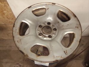 2002-2007 Jeep Liberty Silver 16x7 5-Spoke Steel Wheel (Used OEM)