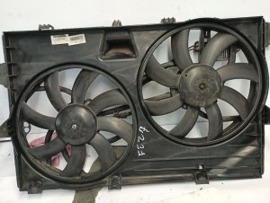 2007-2014 Ford Edge Dual A/C Condenser Fan Motor Assembly (Used OEM)