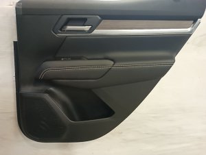 2025-2026 GMC Terrain Black Door Interior Trim Panel - Rear, Right (Passenger) (Used OEM)
