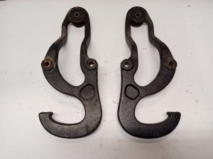 2009-2010 Dodge Ram 1500 Black Front Tow Hooks - Left (Driver) (Used OEM)