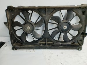 2010-2013 Chevrolet Avalanche Dual A/C Condenser Fan Motor Assembly (Used OEM)