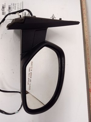 2007-2013 Chevrolet Suburban 2500 Black Power Door/Side View Mirror - Right (Passenger) (Used OEM)