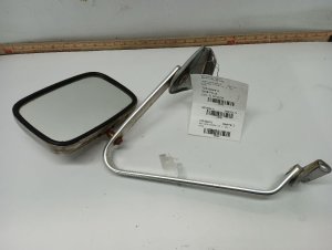 1980-1996 Ford Bronco Chrome Manual Chrome Door/Side View Mirror - Left (Driver) (Used OEM)