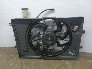 2017-2020 Hyundai Elantra Radiator and Condenser Fan Motor Assembly with Reservoir (Used OEM)