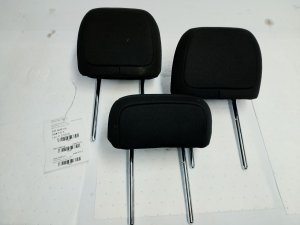 2016-2018 Fiat 500X Black Seat Headrest Set - Rear (Used OEM)